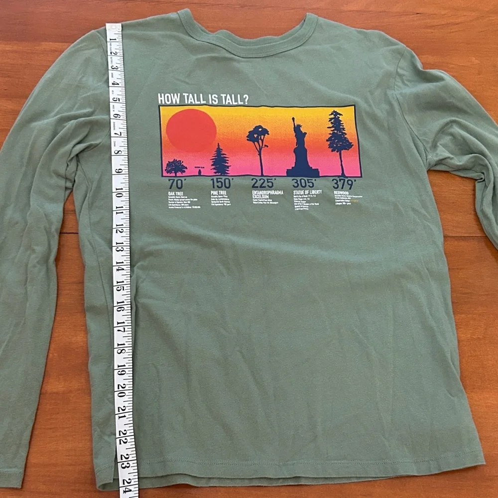 Gap Organic Cotton Long Sleeve Graphic Tee Boys Size XXL